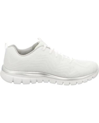 SKECHERS ZAPATILLA GRACEFUL MUJER 12615-WSL BLANCO