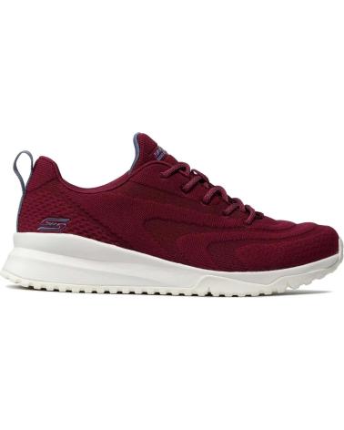 SAPATILHAS SKECHERS BOSS SQUAD BORGONHA - MODELO 117187-BURG GRANATE