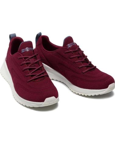 SAPATILHAS SKECHERS BOSS SQUAD BORGONHA - MODELO 117187-BURG GRANATE