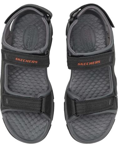 SKECHERS SANDALIA TRESMEN - GARO NEGRO