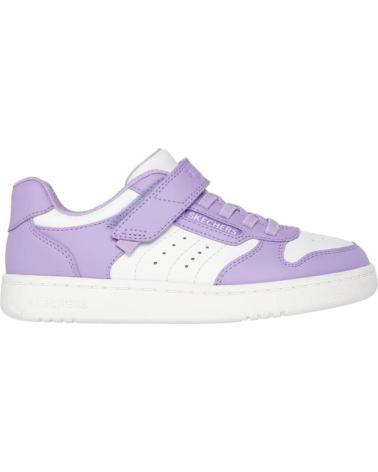 SKECHERS QUICK STREET 310241L-WLV BRANCO LILÁS BLANCO LILA