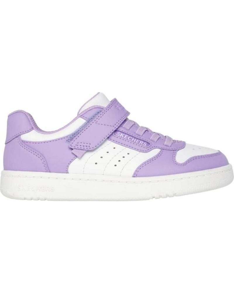 SKECHERS QUICK STREET 310241L-WLV WHITE LILAC BLANCO LILA