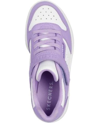 SKECHERS QUICK STREET 310241L-WLV WHITE LILAC BLANCO LILA