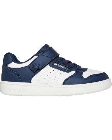 SKECHERS ZAPATILLAS QUICK STREE BLANCA 405638L-NVW BLANCO AZUL