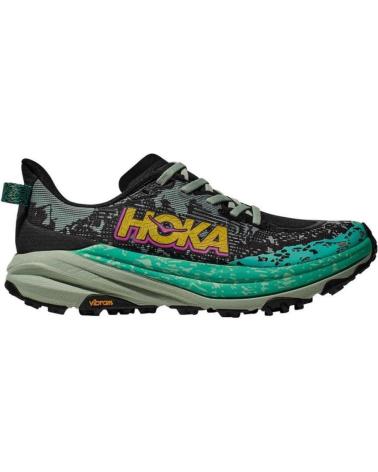 SAPATILHAS HOKA SPEEDGOAT 6 1147811-BL PARA MULHER - VERDE PRETO MULTICOLOR VERDE NEGRO
