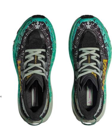 HOKA SPEEDGOAT 6 1147811-BL SCHUHE FÜR DAMEN - GRÜN SCHWARZ MEHRFARBIG VERDE NEGRO