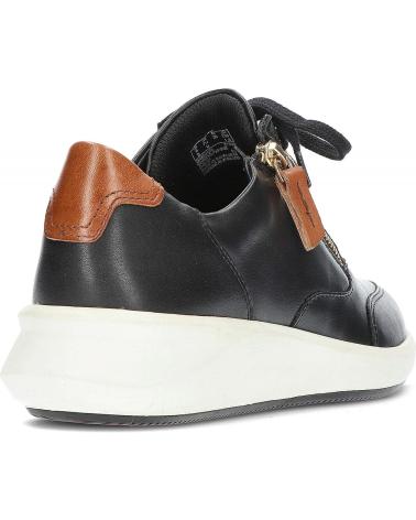 Sneaker für Damen CLARKS ZAPATILLAS UN RIO ZIP BLACK