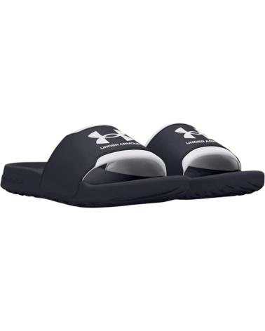 UNDER ARMOUR CORE REMIX SLIDES 3027219-001 BLACK AND WHITE MULTICOLOR