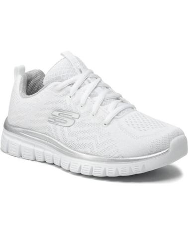 SKECHERS ZAPATILLA GRACEFUL MUJER 12615-WSL BLANCO
