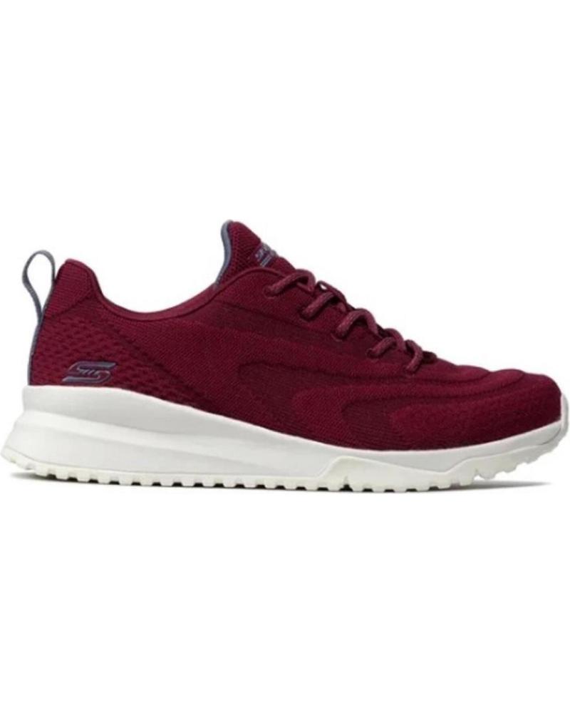 SAPATILHAS SKECHERS BOSS SQUAD BORGONHA - MODELO 117187-BURG GRANATE