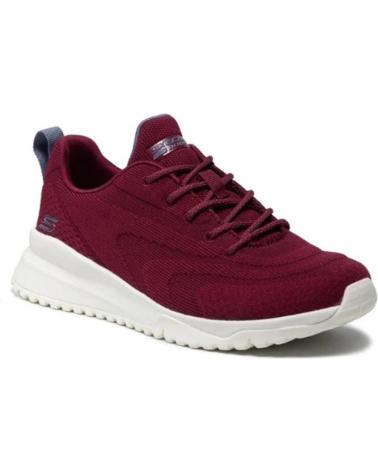 SAPATILHAS SKECHERS BOSS SQUAD BORGONHA - MODELO 117187-BURG GRANATE