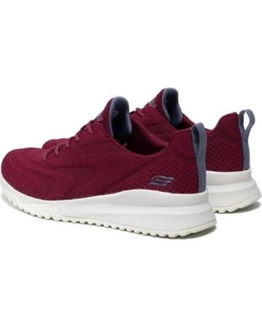 SAPATILHAS SKECHERS BOSS SQUAD BORGONHA - MODELO 117187-BURG GRANATE