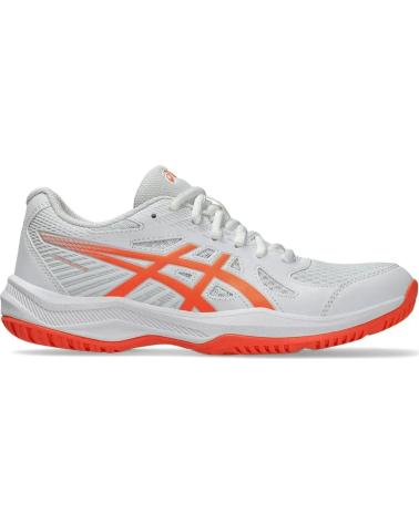 ASICS ZAPATILLAS UPCOURT 6 INDOOR BLANCAS VIVID CORAL 1072A107-102 NAN