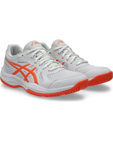 ASICS ZAPATILLAS UPCOURT 6 INDOOR BLANCAS VIVID CORAL 1072A107-102 NAN
