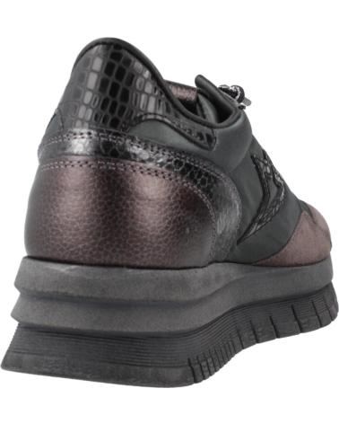 CETTI SAPATILHAS PLATAFORMA C-1259XL 170097 CAMURÇA-MESH PRETO PIOMBO PIOMBO