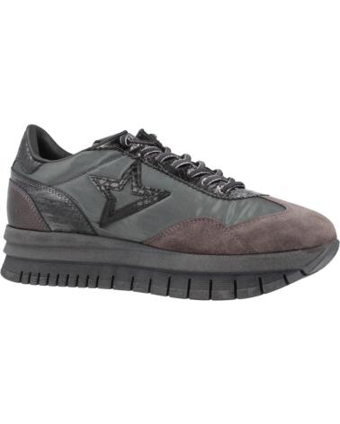 CETTI SAPATILHAS PLATAFORMA C-1259XL 170097 CAMURÇA-MESH PRETO PIOMBO PIOMBO