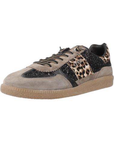 BASKETS CETTI C-1395 IMPRIMÉ ANIMAL DAIM PAILLETÉ NOIR | RÉF. SRA GLTNGR GLTNGR