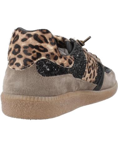 BASKETS CETTI C-1395 IMPRIMÉ ANIMAL DAIM PAILLETÉ NOIR | RÉF. SRA GLTNGR GLTNGR