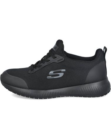 SKECHERS 77222 WORK SQUAD SR NEGRO
