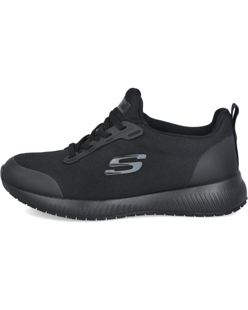 SKECHERS 77222 WORK SQUAD SR NEGRO