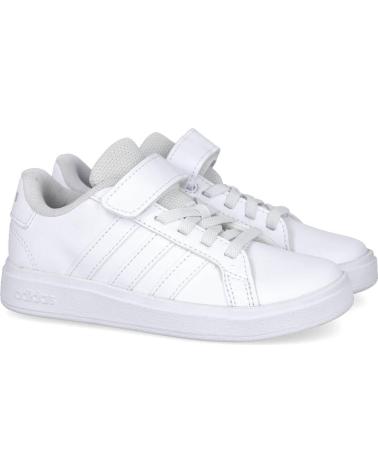 ADIDAS IH5531 SNEAKERS BIANCHE BAMBINO CON CHIUSURA A STRAPPO BLANCO