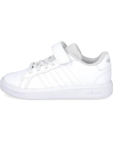 ADIDAS IH5531 TÊNIS BRANCOS INFANTIS COM FECHO DE VELCRO BLANCO