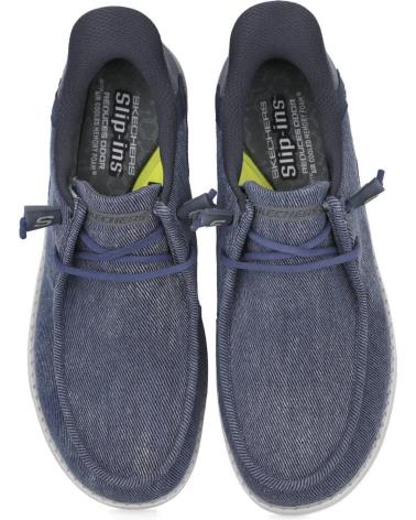 SKECHERS SLIP-INS RELAXED FIT 210959 AZUL JEANS JEANS