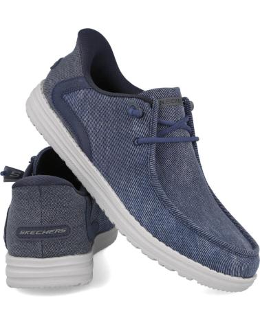 SKECHERS SLIP-INS RELAXED FIT 210959 AZUL JEANS JEANS