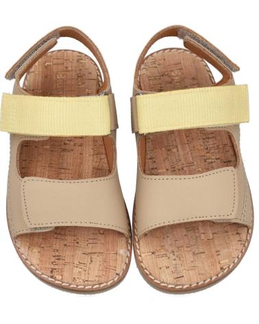 CRIOS BLANDITOS BY CASPIO SANDÁLIAS BAREFOOT RE AREIA BEGE ARENA