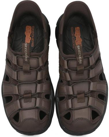 SKECHERS 205182 SLIP-INS REVOLTED - VA CHOCOLATE