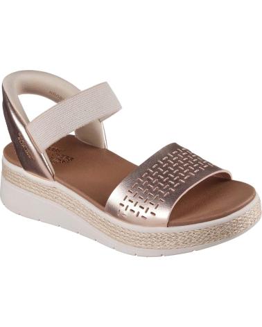 SKECHERS 114415 SANDALIAS SLIP-INS BOBS METALIZADO
