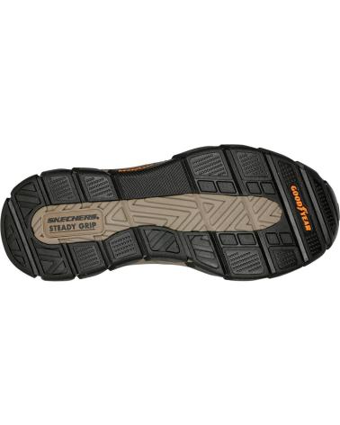 SKECHERS 204810 SLIP-INS HOMBRE RF RESP MARRON