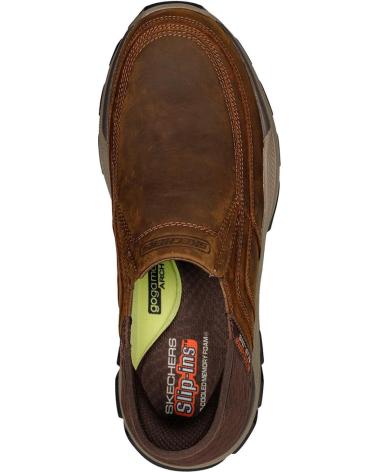 SKECHERS 204810 SLIP-INS HOMBRE RF RESP MARRON