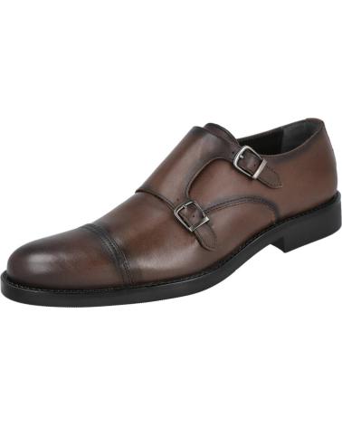 L&R SHOES ZAPATOS DE VESTIR MONK STRAP PARA HOMBRE MARRÓN MARRóN