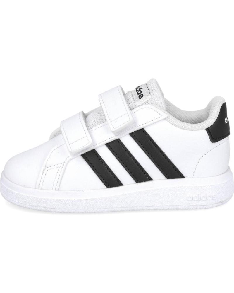 ADIDAS GRAND COURT 2.0 KLETTVERSCHLUSS TURNSCHUHE WEISS FÜR JUNGEN BLANCO