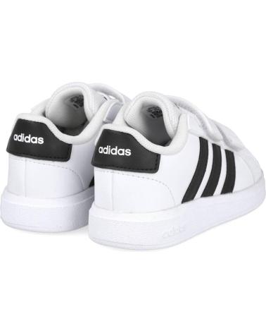 ADIDAS GRAND COURT 2.0 KLETTVERSCHLUSS TURNSCHUHE WEISS FÜR JUNGEN BLANCO