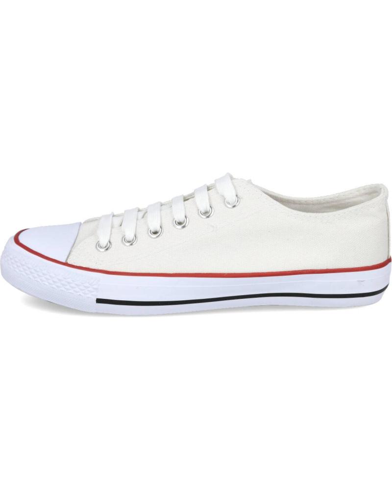 BASKETS TOILE BLANCHES L&R SHOES BLANCO