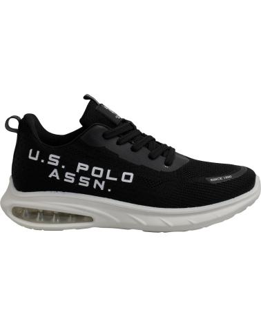 U.S. POLO ASSN. ACTIVE0014T1 - ZAPATILLAS DEPORTIVAS CASUAL NEGRO NEGRO