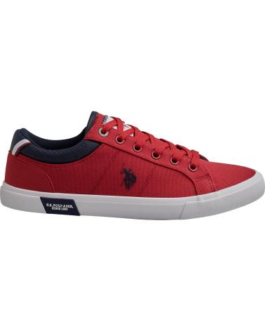 U.S. POLO ASSN. ZAPATILLAS BASTER0015TH3 ROJAS ROJO