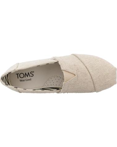 TOMS ALPARGATAS HOMBRE MODELO 10018736T COLOR BEIS NATURAL