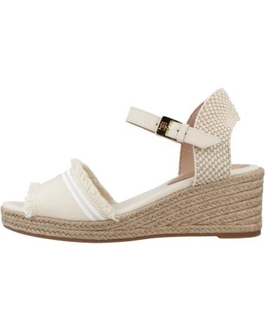 TOMMY HILFIGER EILEEN KEILSANDALEN BEIGE ACJ