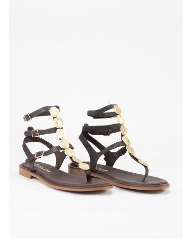 SANDALO PIATTO KESLEM MARRONE MARRON