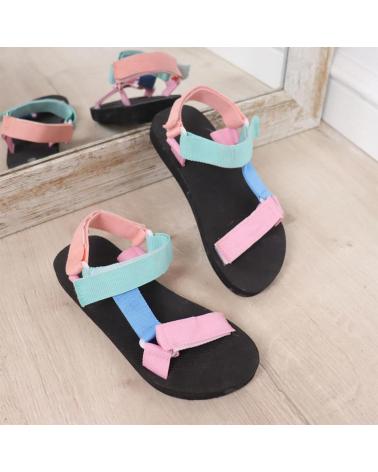 L&R SHOES MULTICOLOR VIOLET SPORT SANDALS VIOLETA