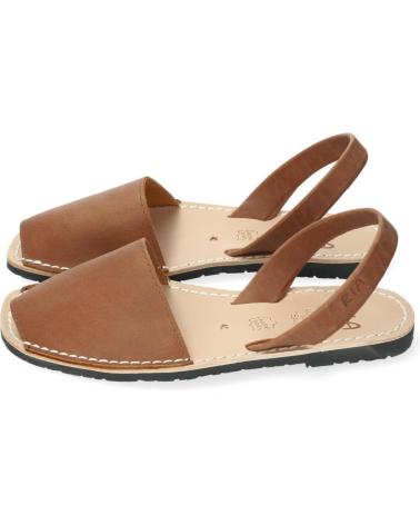 RIA MENORCA 20002-S2 MINORCHINE PIATTI IN PELLE NUBUCK COLORE CUOIO CUERO