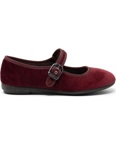 VUL-LADI 5409-032 BABIES EN VELOURS BORDEAUX BURDEOS