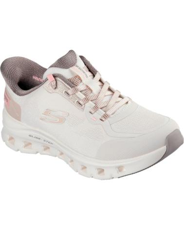 SKECHERS BASKETS GLIDE STEP PRO BEIGE BEIGE