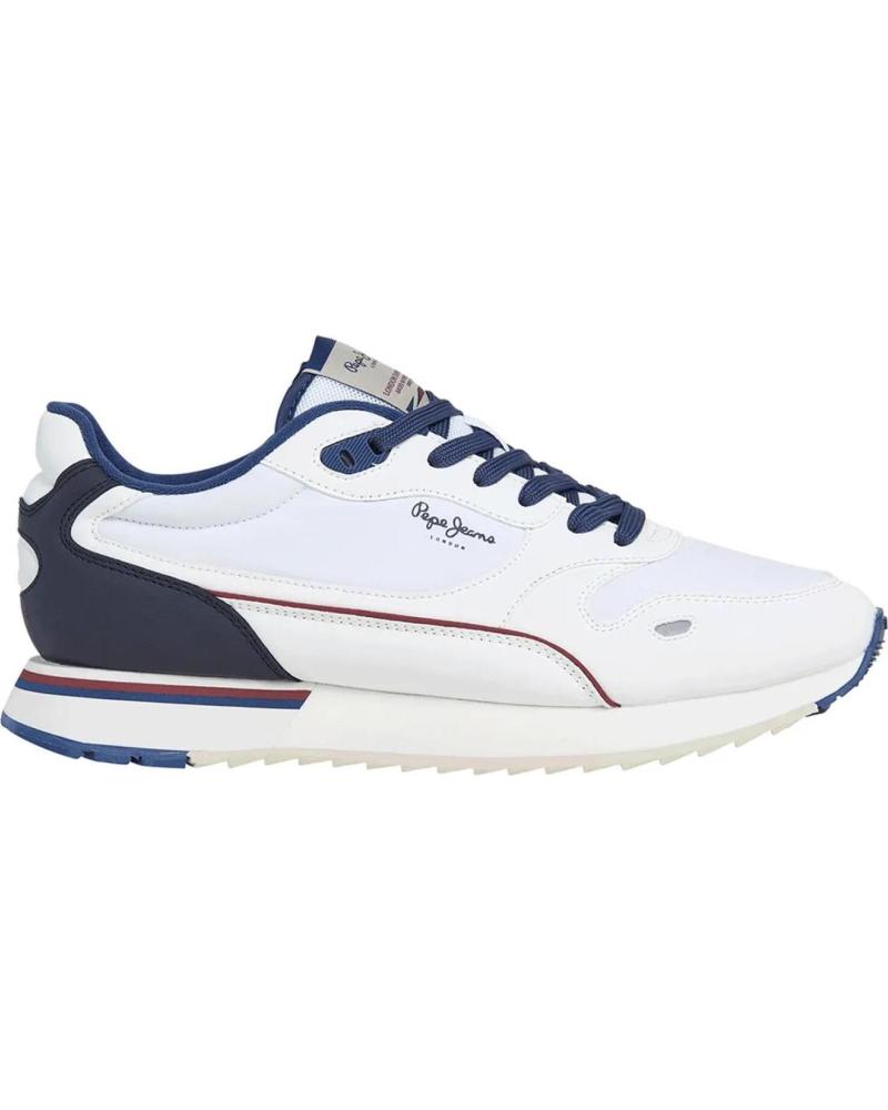 PEPE JEANS SCARPE DA GINNASTICA BEXLEY SOUTH PMS400007 BIANCO 800WHITE