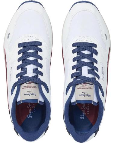 PEPE JEANS SCARPE DA GINNASTICA BEXLEY SOUTH PMS400007 BIANCO 800WHITE