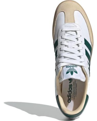 ADIDAS SAMBA OG JS3831 - ZAPATILLAS BLANCAS Y VERDES CLOUD COLLEGIATE GREEN GUM WHITE