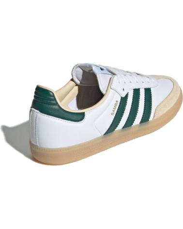 ADIDAS SAMBA OG JS3831 - ZAPATILLAS BLANCAS Y VERDES CLOUD COLLEGIATE GREEN GUM WHITE